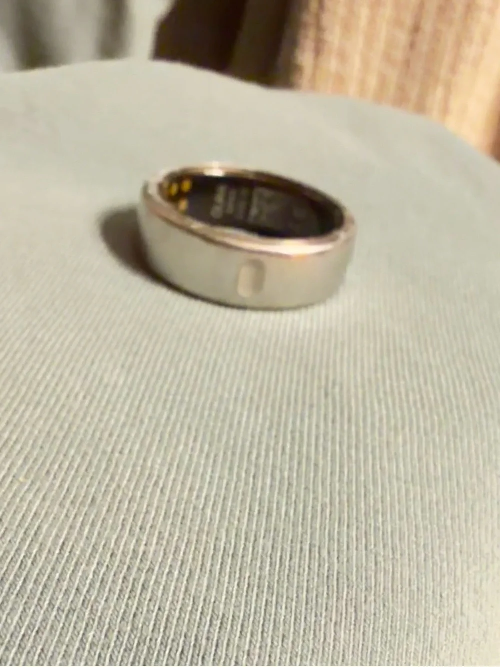 Oura Gen3 Smart Ring in brushed nickel — Size 10